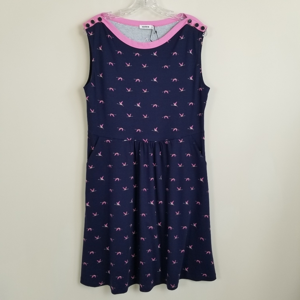 Marcs Flock n' Roll Sleeveless Dress Large Bust 36